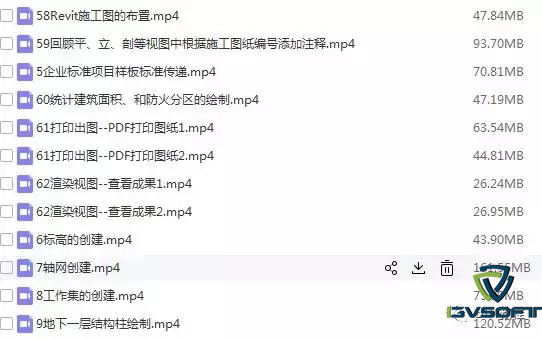 Revit建筑施工圖高級(jí)視頻，最后一版課程百度云免費(fèi)下載