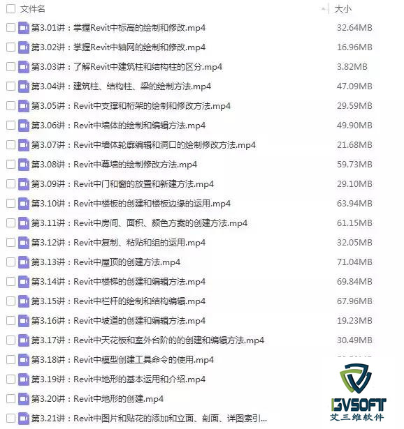 Revit入門初級教程，百度云免費下載