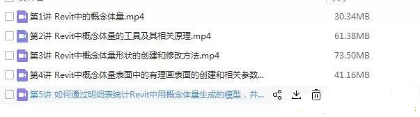 revit中級視頻教程百度云免費(fèi)下載地址