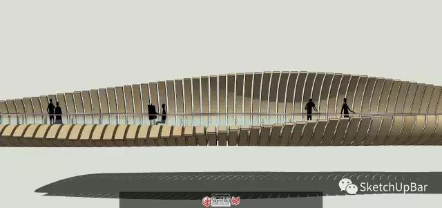 6步就能完成一個景觀橋建模！