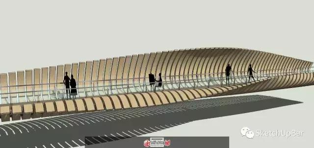 6步就能完成一個景觀橋建模！