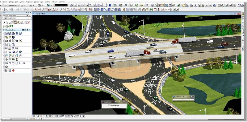 城市道路bim模型設(shè)計