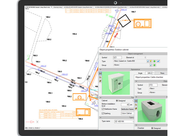 ArCADia建筑設(shè)計BIM ——外部電信網(wǎng)絡（光纖和銅介質(zhì)）設(shè)計