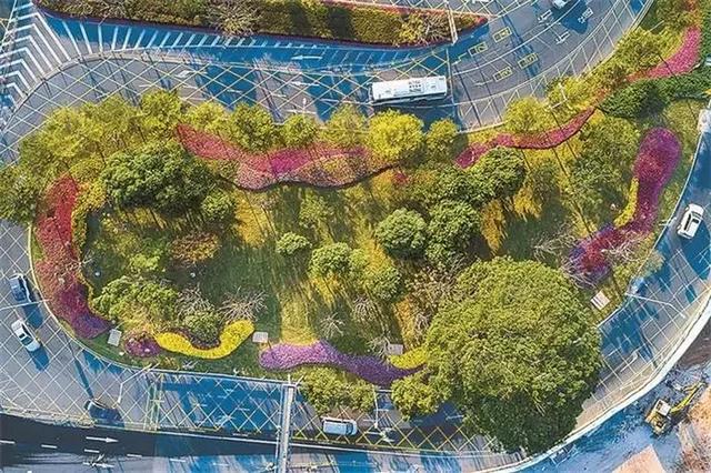 【道路建?！康缆肪G化帶設計