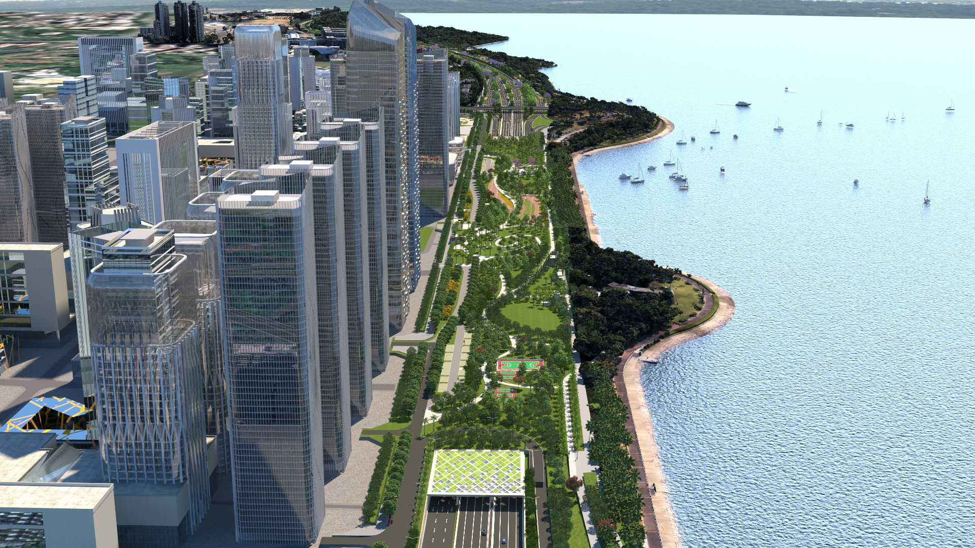 濱海大道全景基于BIM+GIS多源數(shù)據(jù)融合技術應用