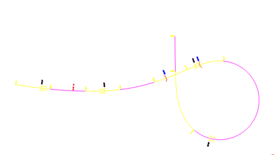 測量系統(tǒng)積木法線路平面顯示樣式3