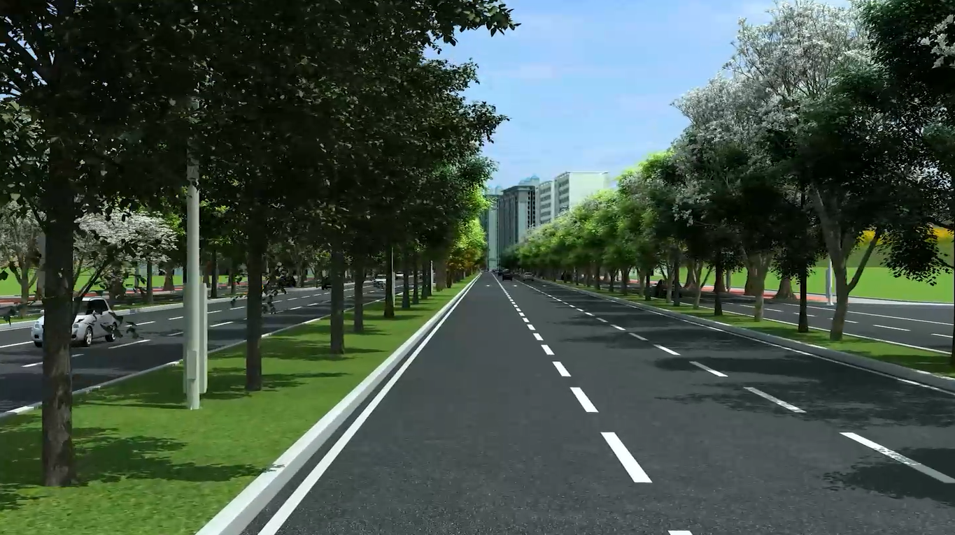 陽春市市政基礎(chǔ)設(shè)施新建與升級改造項目工程綠化